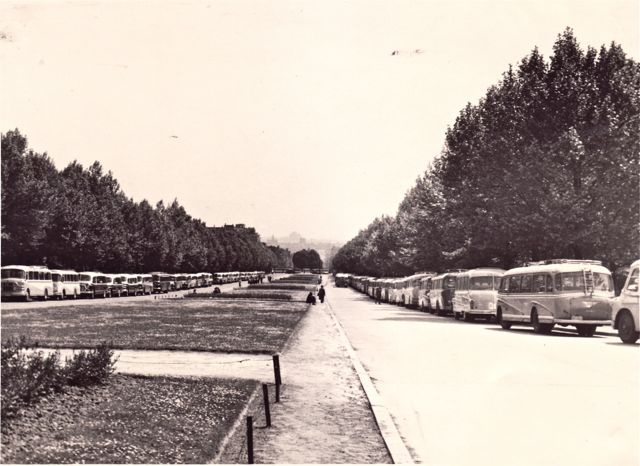 We waren zo snel om de expo '58 te gaan zien dat we niet meer wisten met welke bus we waren gekomen.